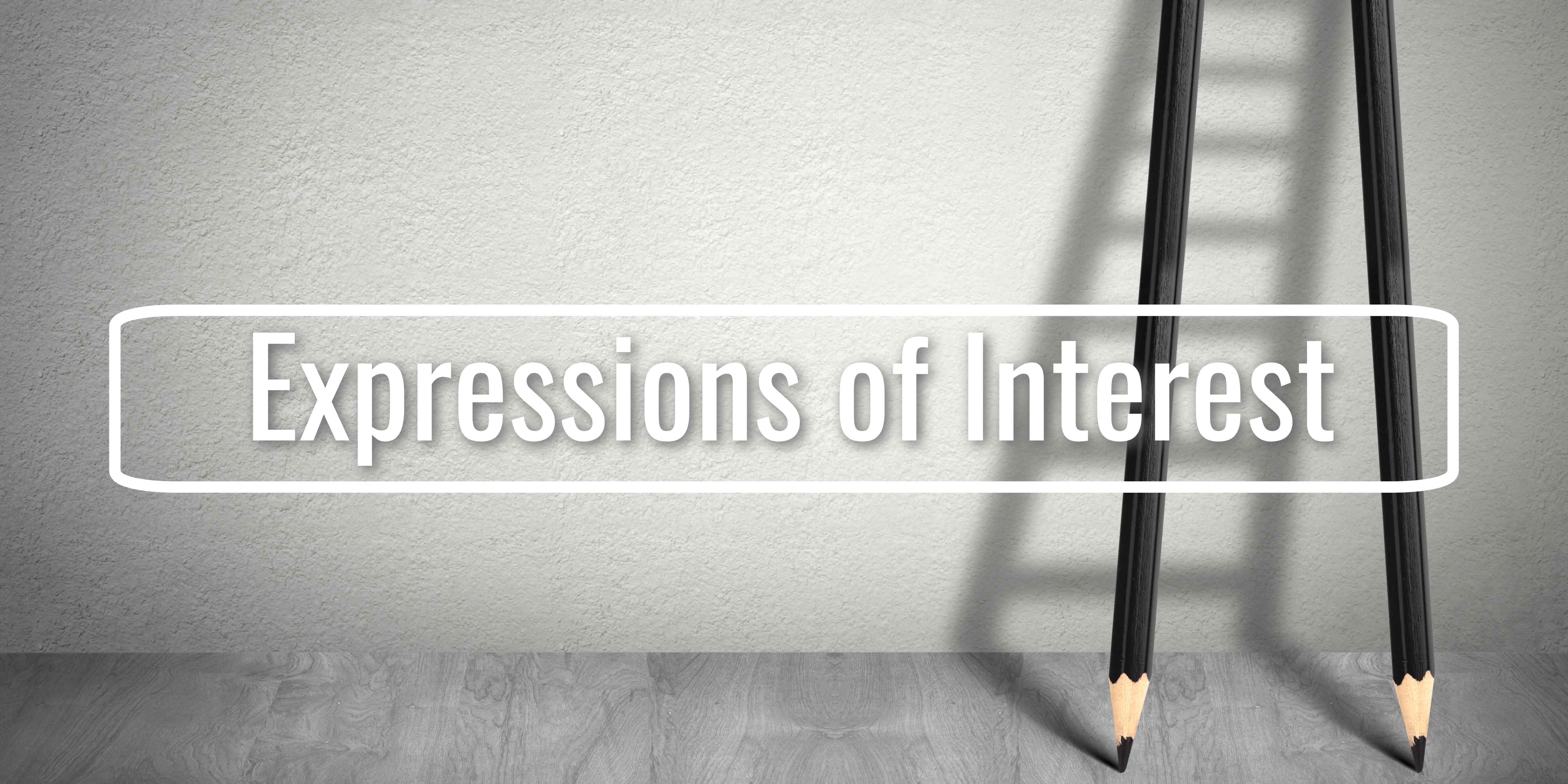 Expressions of interest banner